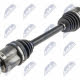 Hnací hřídel, poloos levá SUZUKI SX4 2.0DDIS 2WD / 4WD 09-, FIAT SEDICI 2.0D 4WD 06-