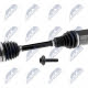 Hnací hřídel, poloos levá BMW XDRIVE 1 M135I/M140I, 118D/120D 11-, 2 M235I 14-, 3 320D/328I/335I/340I 11-, 4 420I/428I/435I/440I/420D 13-