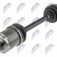 Hnací hřídel, poloos levá HONDA CIVIC 1.6VTI 92-01, CRX VTI / VTEC 89-99