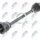Hnací hřídel, poloos pravá DACIA LOGAN 1.2,1.4,1.6 04-, SANDERO 1.2,1.4,1.6 08-