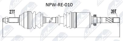 Hnací hřídel, poloos pravá RENAULT TRAFFIC II 1.9DCI,2.0,2.5DCI 01, VIVARO KOMBI 01-