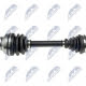Hnací hřídel, poloos levá VW POLO 1.4TDI, 1.9TDI 01-09, SKODA 1.4TDI, 1.9TDI FABIA II / II 99-, ROOMSTER 06-, SEAT CORDOBA / IBIZA II 1.4TDI, 1.9TDI 02-09