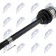 Hnací hřídel, poloos levá JEEP GRAND CHEROKEE 99-04