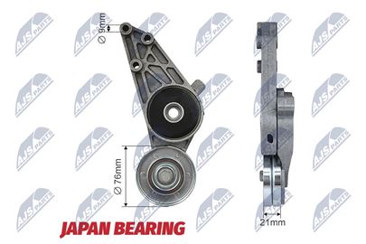 Napínák klínového žebrovaného řemene AUDI A4 91-01,A6 95-05, SKODA SUPERB 01-08,VW PASSAT 96-05