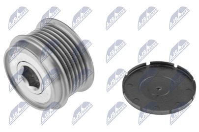 Volnoběžka alternátoru JEEP CHEROKEE 2.5CRD, 2.8CRD 2001.09-, DODGE NITRO 2.8CRD 2007.06-