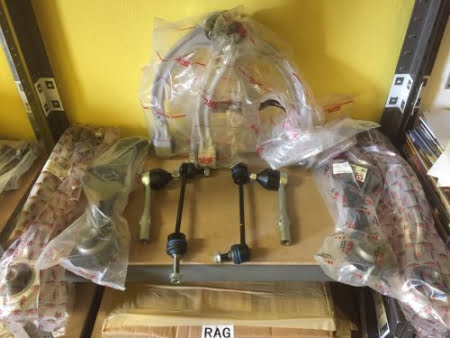 Velká sada ramen přední náprava Mercedes S-klasse W221 s ABC (Active Body Control)