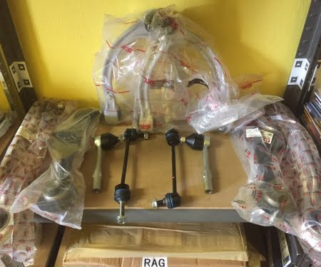 Velká sada ramen přední náprava Mercedes S-klasse W221 s ABC (Active Body Control)