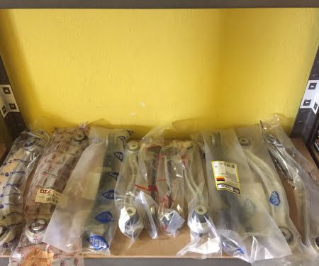 Velká sada ramen zadní náprava Mercedes E-klasse W212, S212, C207 coupe, A207 cabriolet