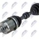 Hnací hřídel, poloos přední levá NISSAN MURANO 3.5 4WD 03-08 ATM, CVT