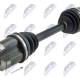 Hnací hřídel, poloos přední pravá HYUNDAI SANTA FE 2.4 2WD/4WD 10-12, KIA SORENTO 2.4 2WD/4WD 09- MTM, ATM