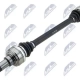 Hnací hřídel, poloosá zadní levá BMW 3 F3#,F8# 325D,330D,330D XDRIVE,335DXDRIVE 12-, 3GT 320DXDRIVE,325D,330D 13-, 1 F20/F21 125D 12-, 4 F3# 425D,430D,430D XDRIVE,435D XDRIVE 13-, MTM, ATM